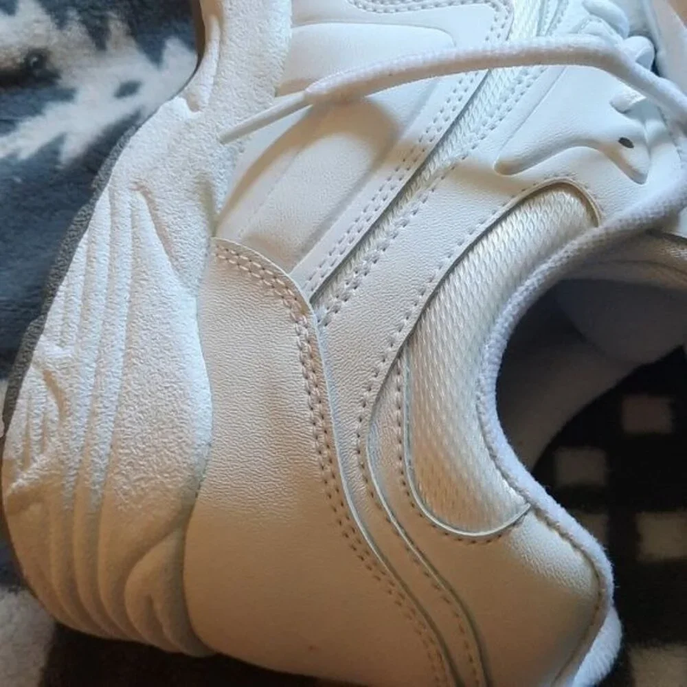 E.Z. Strider Mens White Ultra-Zorb Plus Non Marking Outsole Sneaker Size 8.5 - Picture 7 of 14